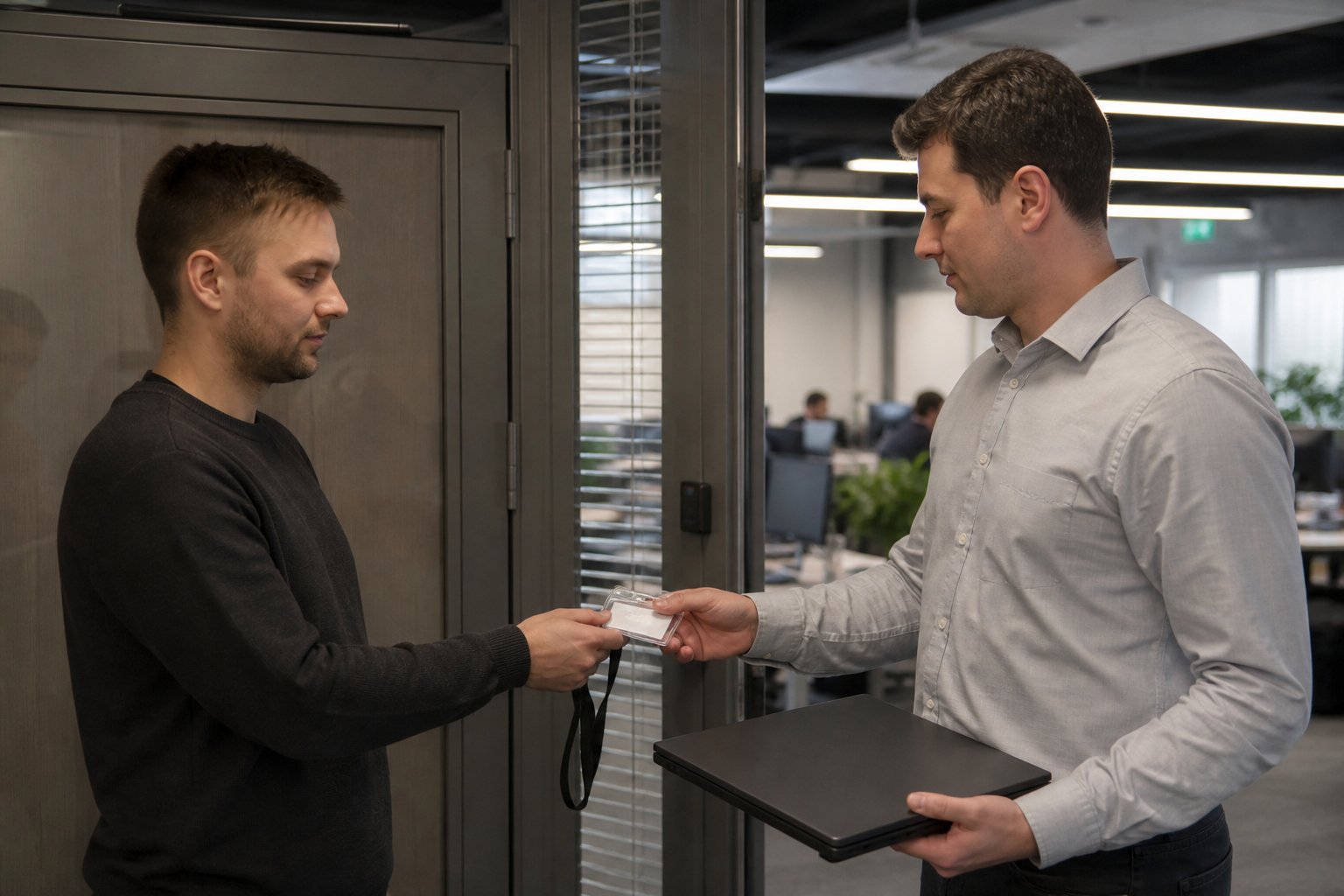 Первый рабочий день сотрудника: пропуск, техника, доступы и встречающий